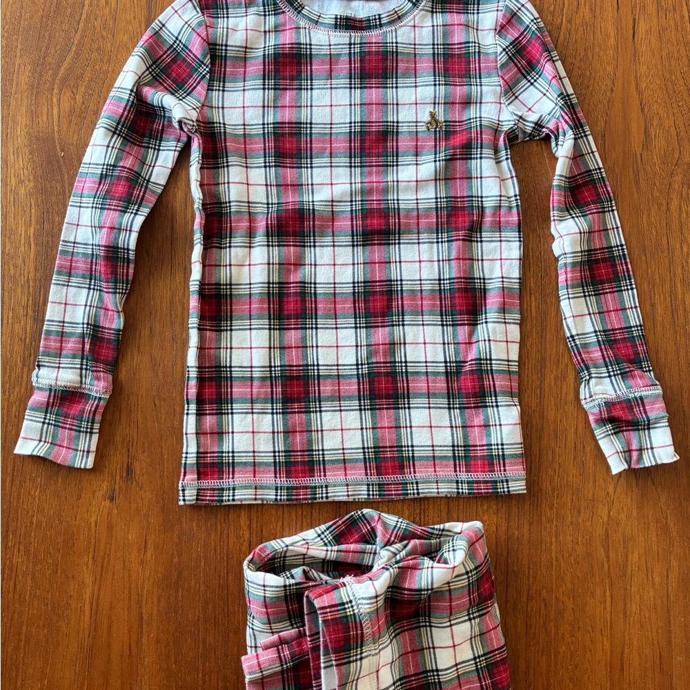 GAP kids Christmas Plaid Pajama Set